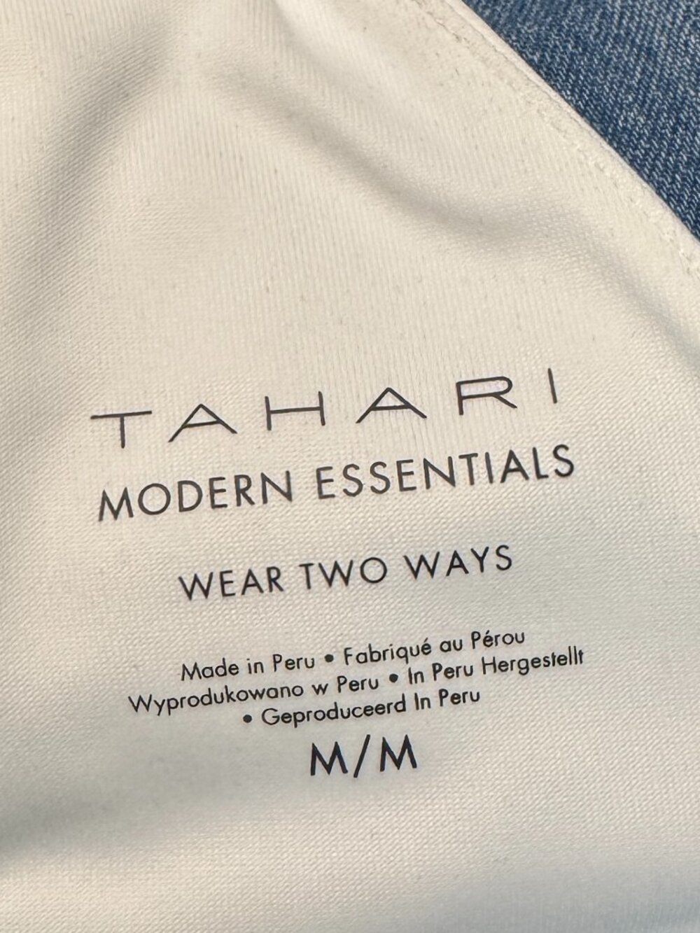 NWT Tahari Modern Essentials Wear Two Ways White Tank Top - Picture 5 of 8